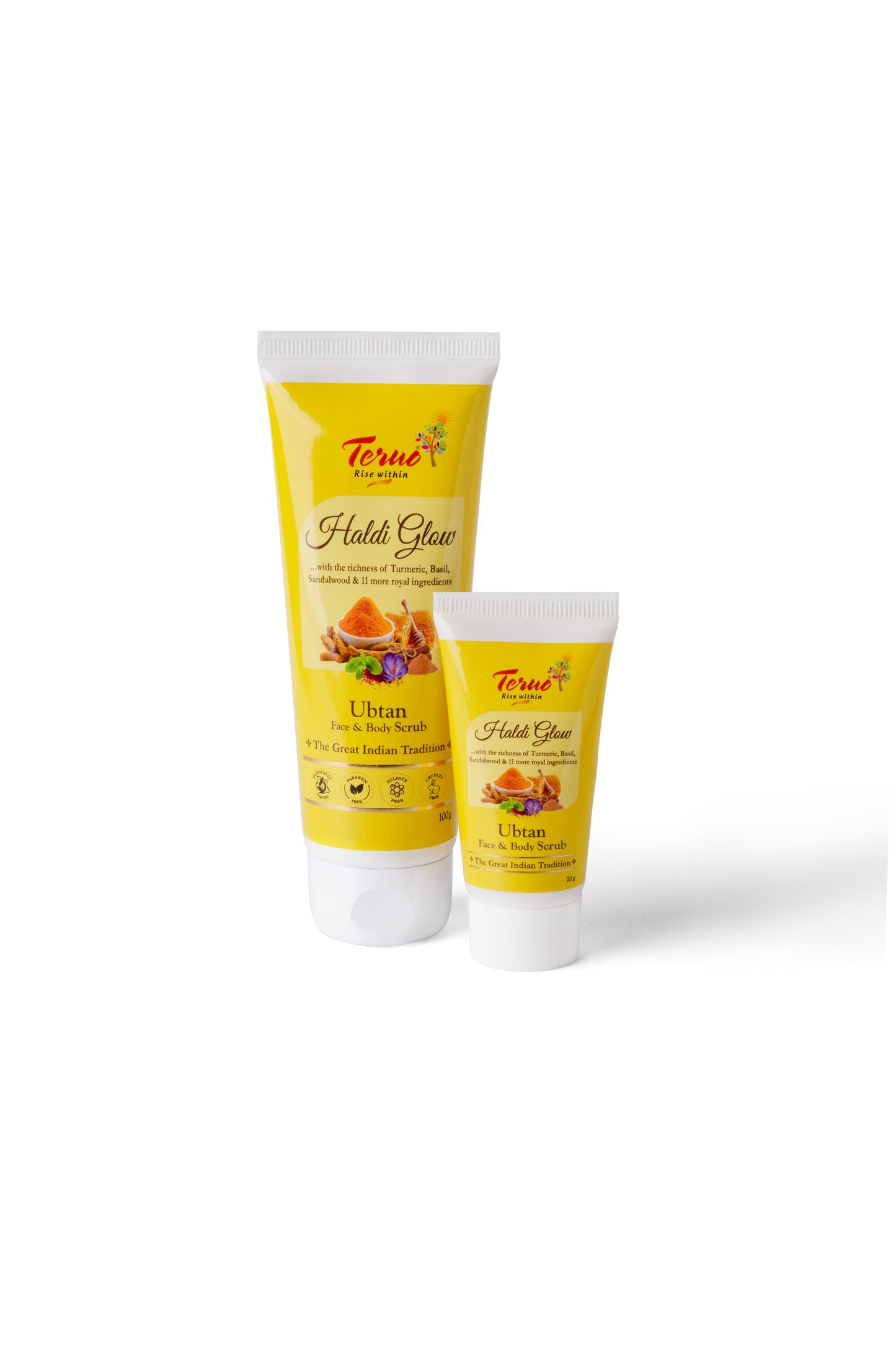 Haldi Glow Ubtan Face & Body Scrub